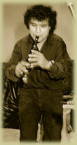 Adrian Villanueva plays the quena.